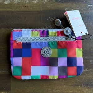 Kipling Multicolor Pouch with Zipper
